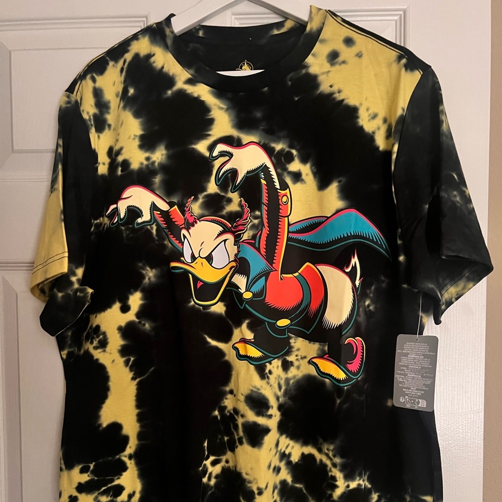 Disney Halloween tie dye Donald Duck t-shirt 2023
